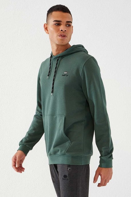 Herren Sweatshirt mit Kapuze und Tasche - Image 5