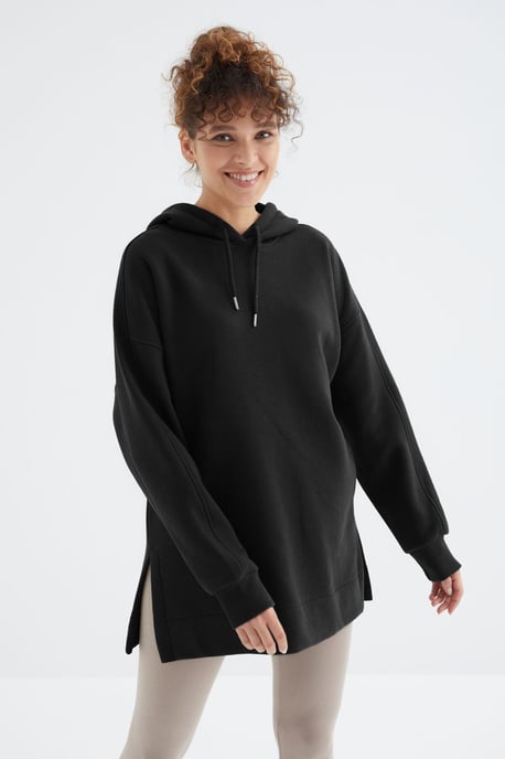 Übermaß Kapuzenpullover mit Tasche - Image 1
