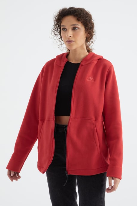 Damen Kapuzenzip-Sweatshirt - Image 3