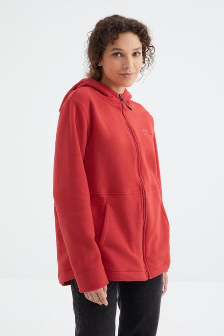 Damen Kapuzenzip-Sweatshirt - Image 5