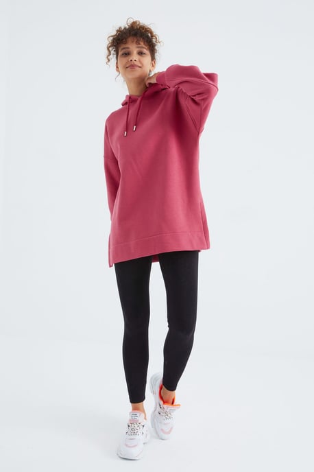 Übergrößiger Kapuzenpullover mit Tasche - Image 2