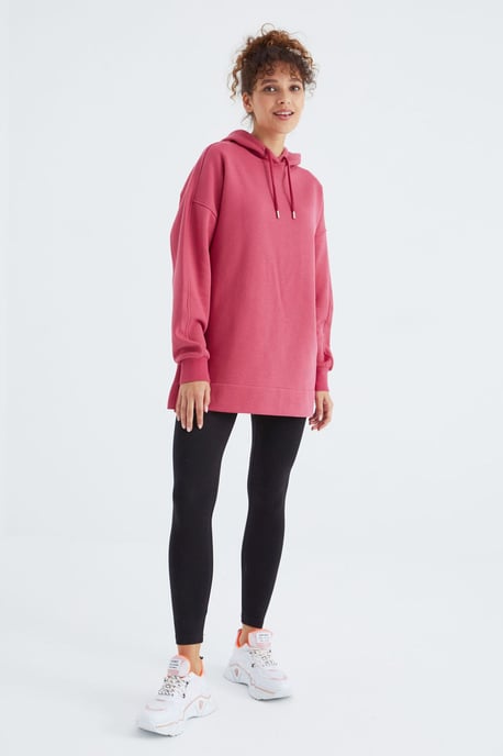 Übergrößiger Kapuzenpullover mit Tasche - Image 6