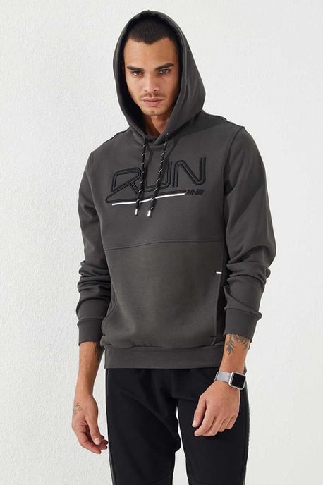 Herren Hoodie mit Logo-Druck - Image 1