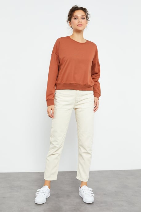 Damen Freizeit Crewneck Sweatshirt - Image 5