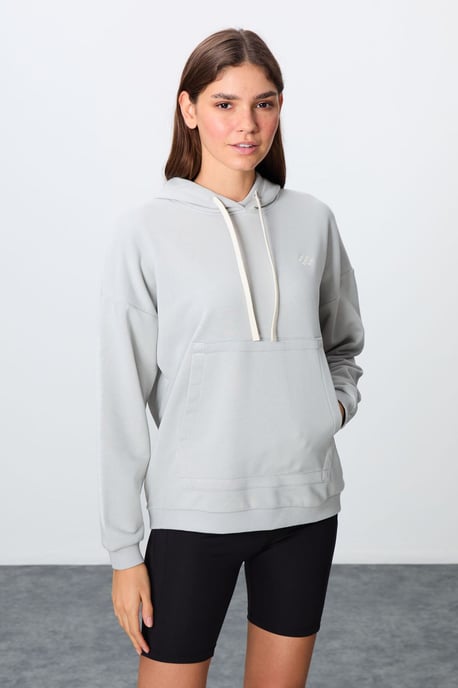 Oversized Kapuzenpullover mit Tasche - Image 3