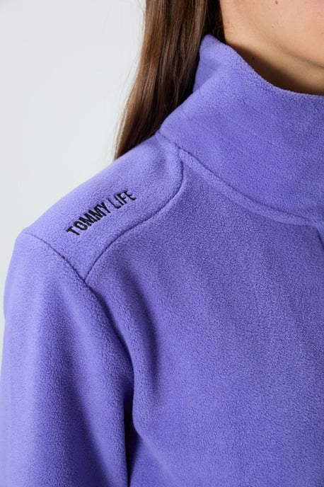 Damen Fleece Zip-Front Sweatshirt - Image 3