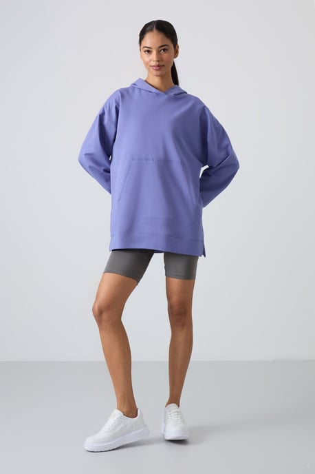 Übergroßer bedruckter Kapuzenpullover - Image 2
