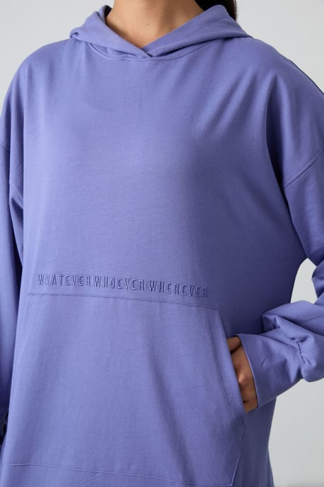 Übergroßer bedruckter Kapuzenpullover - Image 3