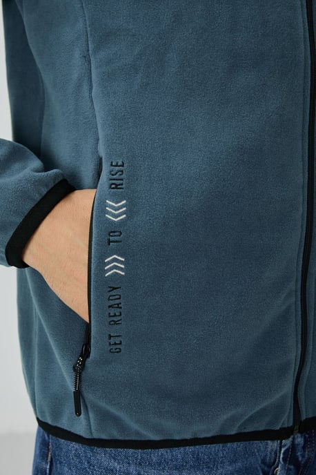 Herren Fleece-Ziphoodie - Image 4