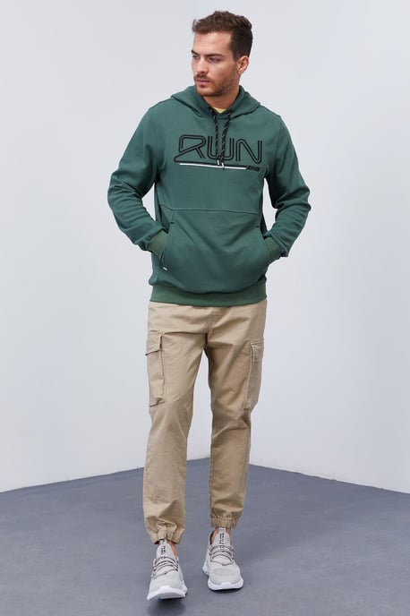Herren Kapuzensweatshirt mit Logo-Print - Image 4