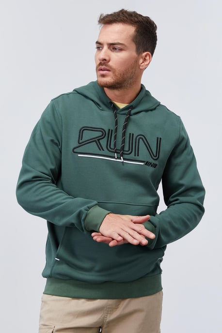 Herren Kapuzensweatshirt mit Logo-Print - Image 5