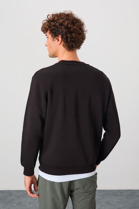 Herren Regular Fit Rundhals Sweatshirt - Image 5