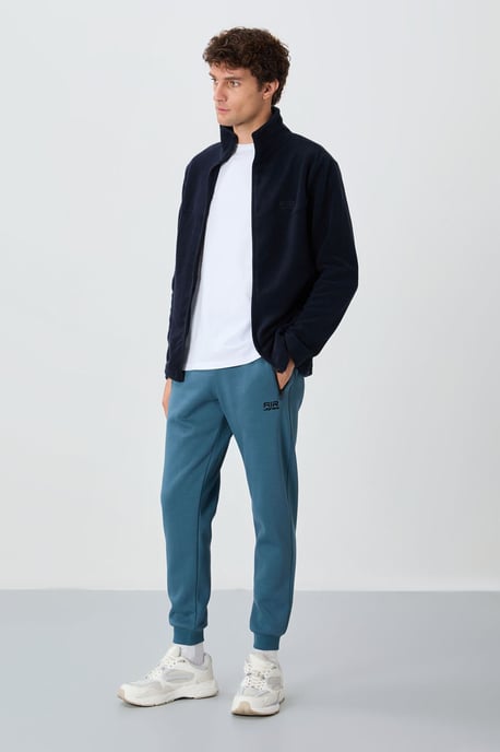 Herren Plüsch Zip-Front Sweatshirt - Image 2