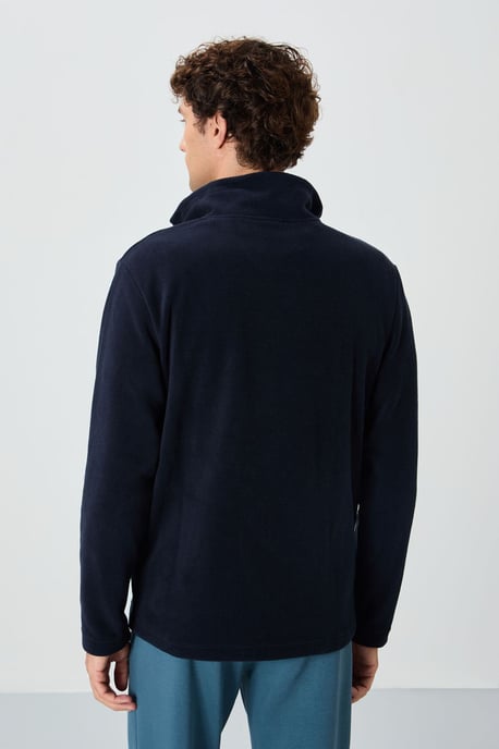 Herren Plüsch Zip-Front Sweatshirt - Image 6
