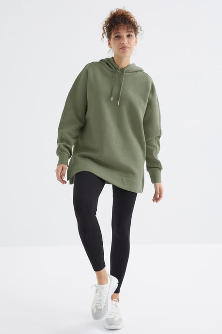 Übermaß Kapuzenpullover mit Tasche - Image 2