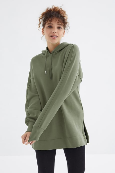 Übermaß Kapuzenpullover mit Tasche - Image 5