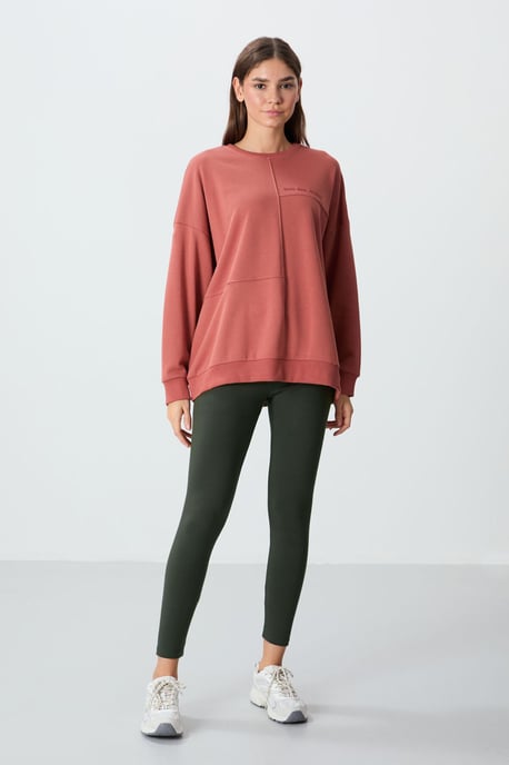 Übergroßer Rundhals-Sweatshirt - Image 2