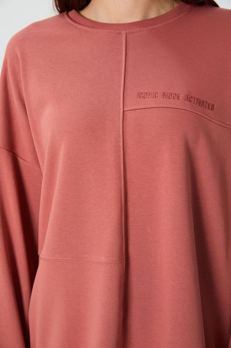 Übergroßer Rundhals-Sweatshirt - Image 4