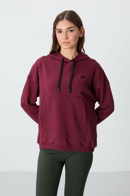 Übergroßer Kapuzenpullover mit Tasche - Image 3