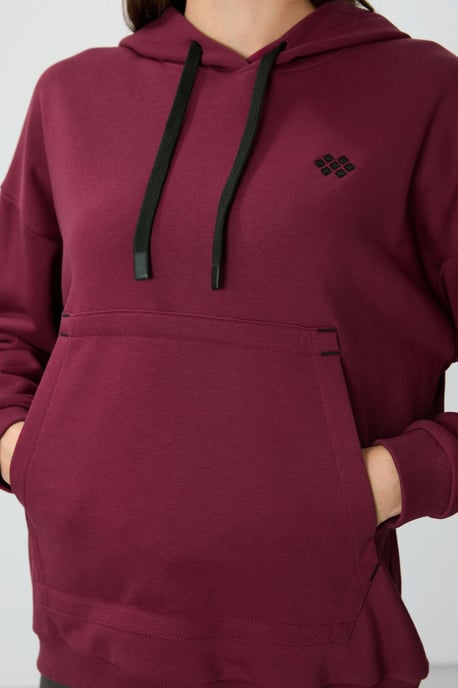 Übergroßer Kapuzenpullover mit Tasche - Image 4