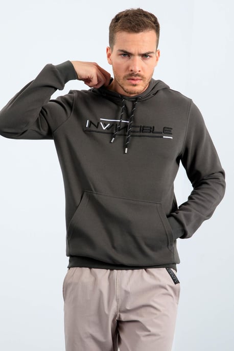 Herren Kapuzensweatshirt mit Druck und Tasche - Image 3