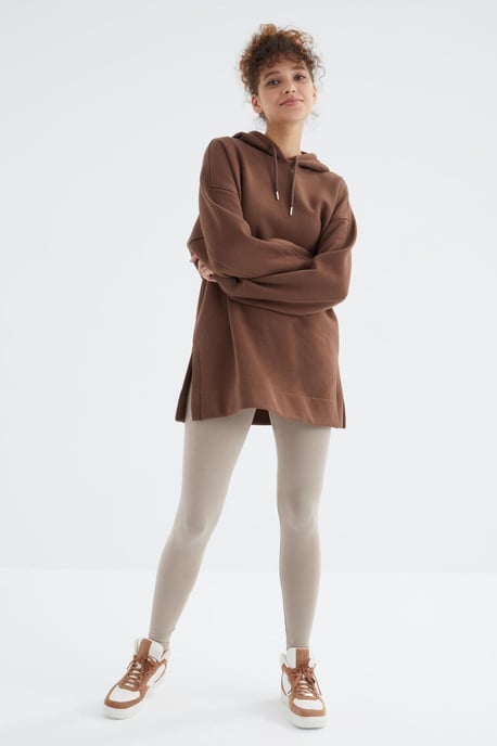 Übermaß Kapuzenpullover mit Tasche - Image 2