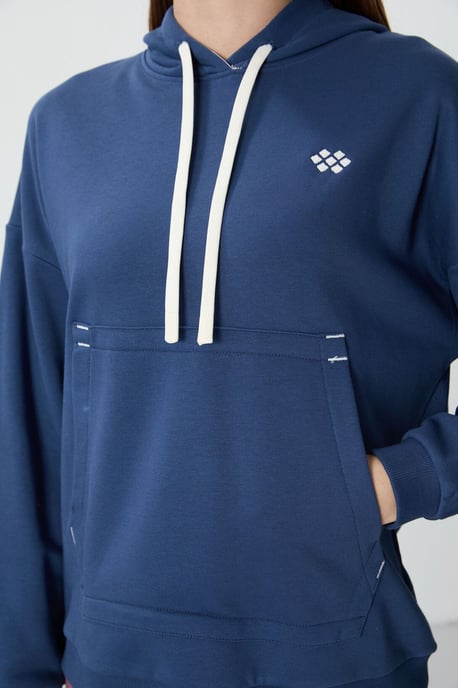 Oversized Kapuzenpullover mit Tasche - Image 2