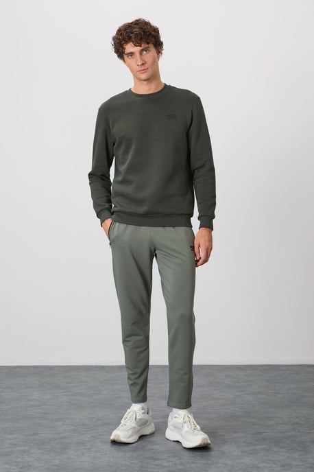 Herren Regular Fit Rundhals Sweatshirt - Image 2