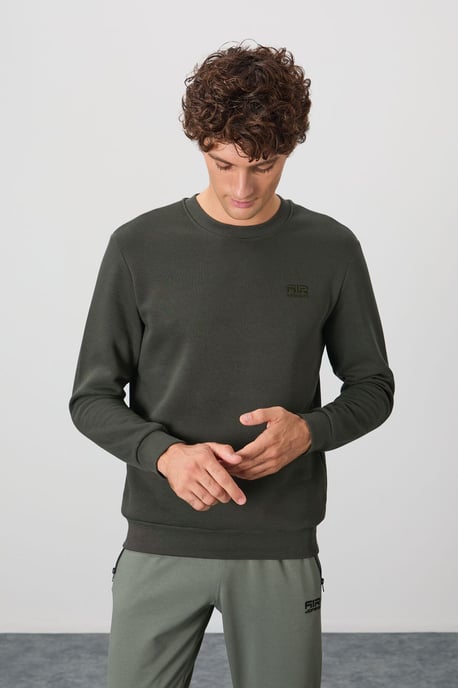 Herren Regular Fit Rundhals Sweatshirt - Image 3