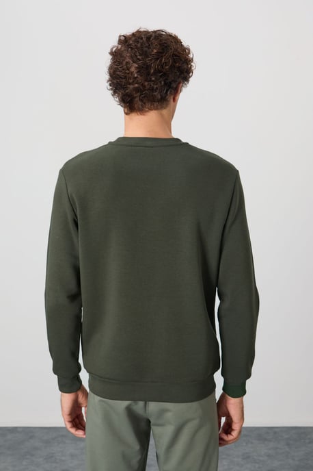 Herren Regular Fit Rundhals Sweatshirt - Image 5