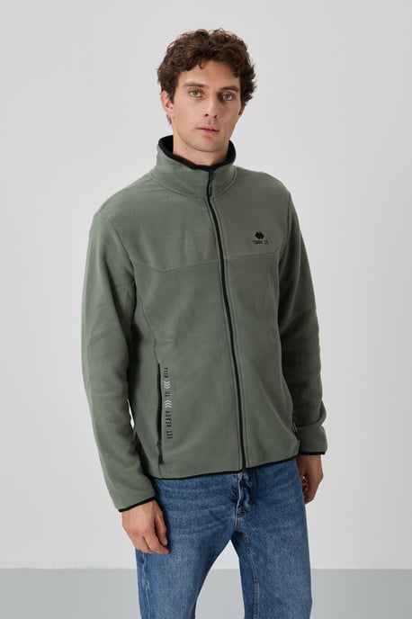 Herren Fleece Zip-Front Sweatshirt - Image 5