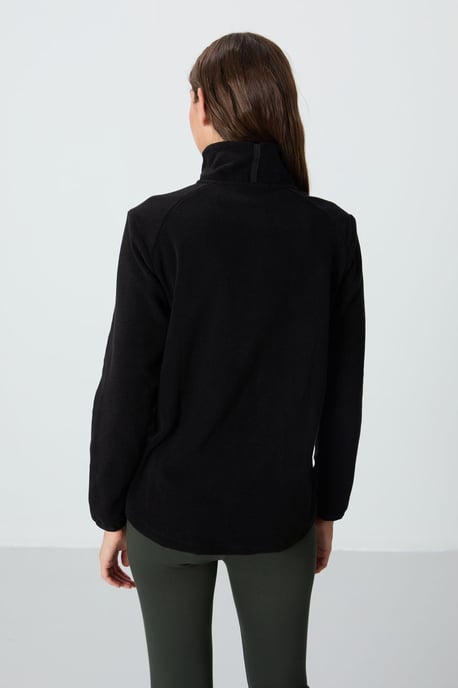 Damen Plüsch Zip Sweatshirt - Image 5