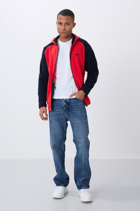 Herren Plüsch Zip-Up Kapuzenpullover - Image 2