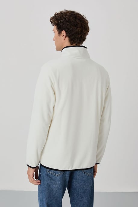 Herren Plüsch Reißverschluss Sweatshirt - Image 6