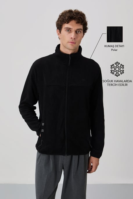 Herren Fleece Zip-Front Sweatshirt - Image 2