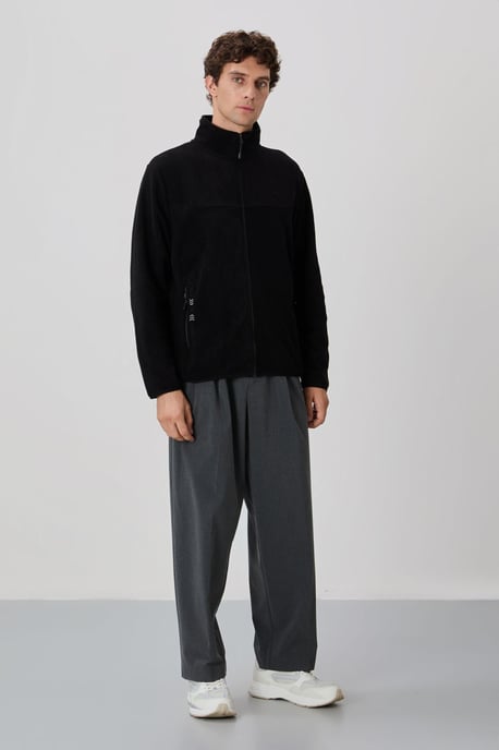 Herren Fleece Zip-Front Sweatshirt - Image 6