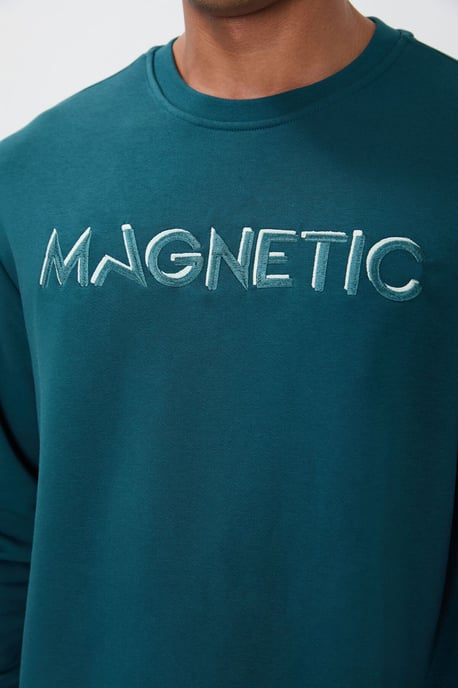 Herren bedruckter Rundhals-Sweatshirt - Image 2