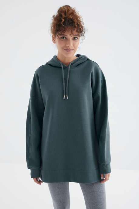 Übermaß Kapuzenpullover mit Tasche - Image 4