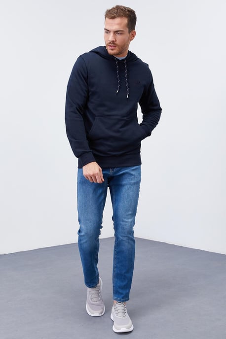 Herren Sweatshirt mit Kapuze und Tasche - Image 2