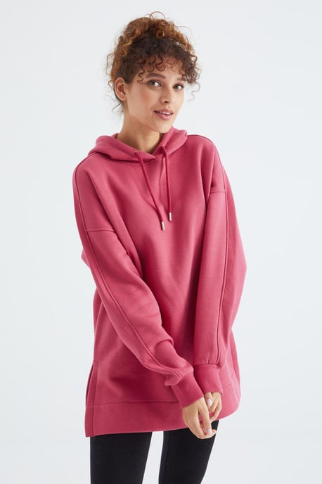 Übermaß Kapuzenpullover mit Tasche - Image 3