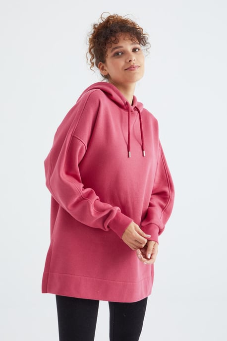Übermaß Kapuzenpullover mit Tasche - Image 5