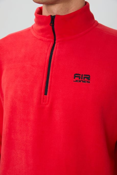 Herren Fleece Halbzip Sweatshirt - Image 3