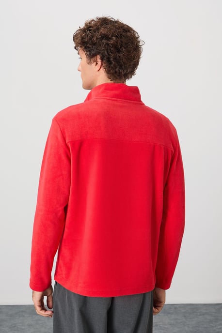 Herren Fleece Halbzip Sweatshirt - Image 6