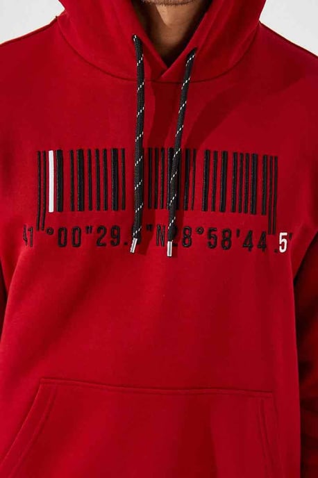 Bedrucktes Kapuzensweatshirt - Image 3