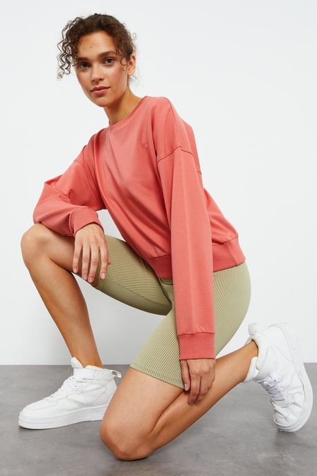 Damen Freizeit Crewneck Sweatshirt - Image 3