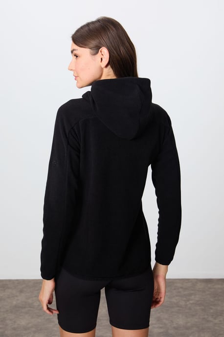 Damen Plüsch Zip-up Kapuzenpullover - Image 5