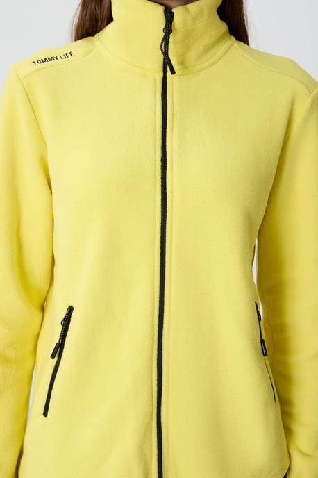 Damen Plüsch Zip-Front Sweatshirt - Image 6