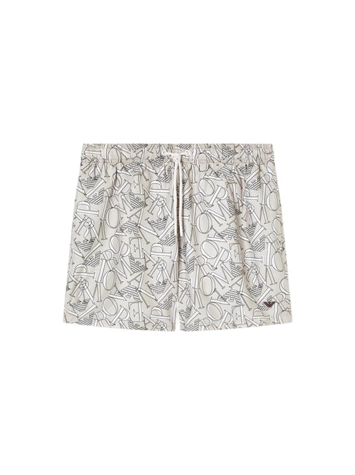 Emporio Armani Herren-Badeanzug mit charakteristischer Silhouette - Image 2