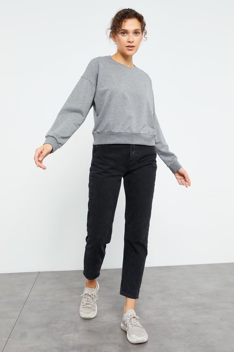 Damen Relaxed Crew Neck Sweatshirt - Image 2