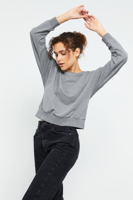 Damen Relaxed Crew Neck Sweatshirt - Image 3